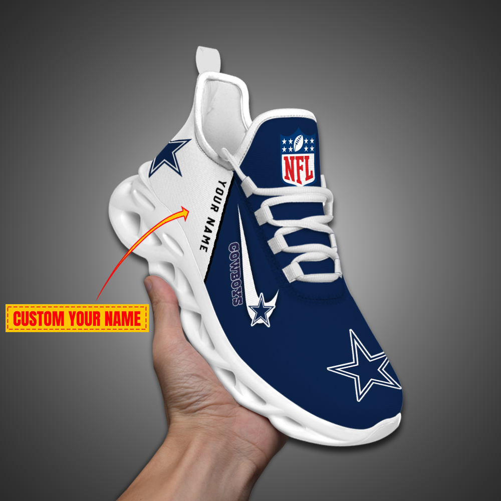 Dallas Cowboy Personalized Shoes 01 - Famjoys Dallas Cowboy Personalized Shoes 01 - Famjoys