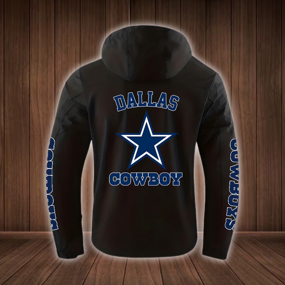 Dallas Cowboys 2D Windbreaker Bomber Jacket SP1011202302ID06DS09 - Famjoys Dallas Cowboys 2D Windbreaker Bomber Jacket SP1011202302ID06DS09 - Famjoys