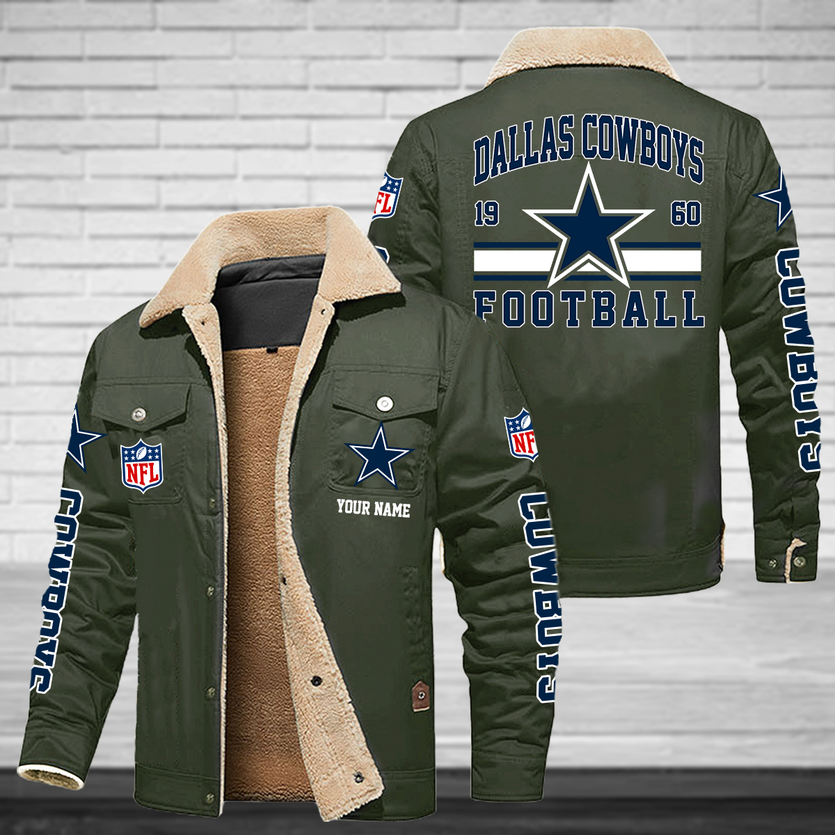 Dallas Cowboys 32 Teams H111 Fleece Jacket New 2023 SP03122309ID06DS09 - Famjoys Dallas Cowboys 32 Teams H111 Fleece Jacket New 2023 SP03122309ID06DS09 - Famjoys