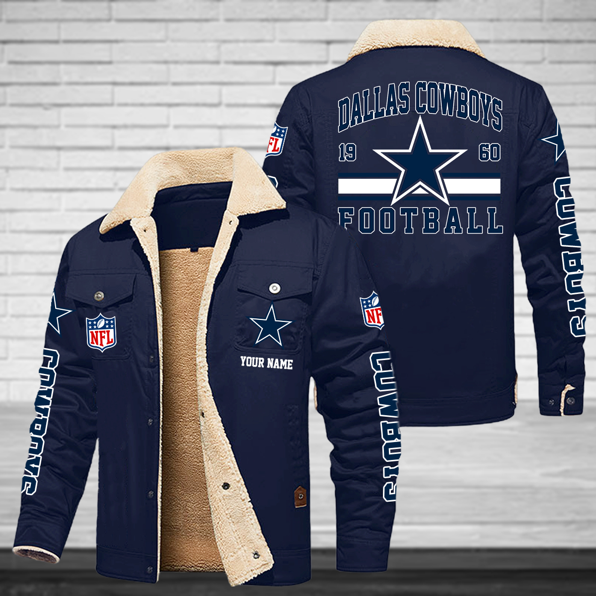 Dallas Cowboys 32 Teams H111 Fleece Jacket New 2023 SP03122309ID06DS09 - Famjoys Dallas Cowboys 32 Teams H111 Fleece Jacket New 2023 SP03122309ID06DS09 - Famjoys