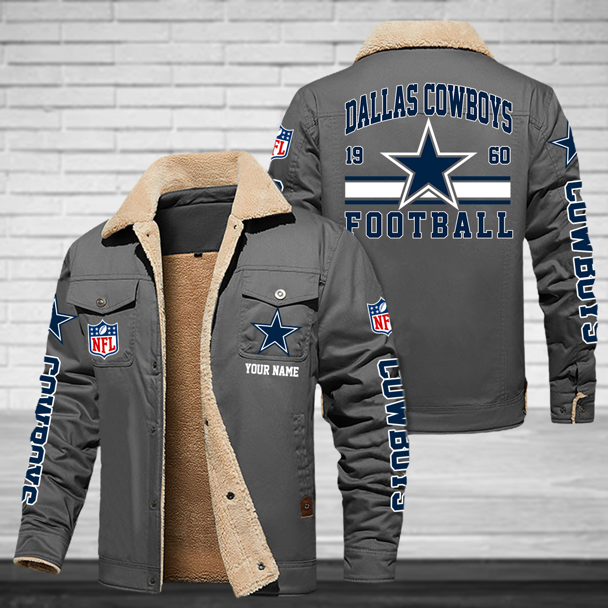 Dallas Cowboys 32 Teams H111 Fleece Jacket New 2023 SP03122309ID06DS09 - Famjoys Dallas Cowboys 32 Teams H111 Fleece Jacket New 2023 SP03122309ID06DS09 - Famjoys