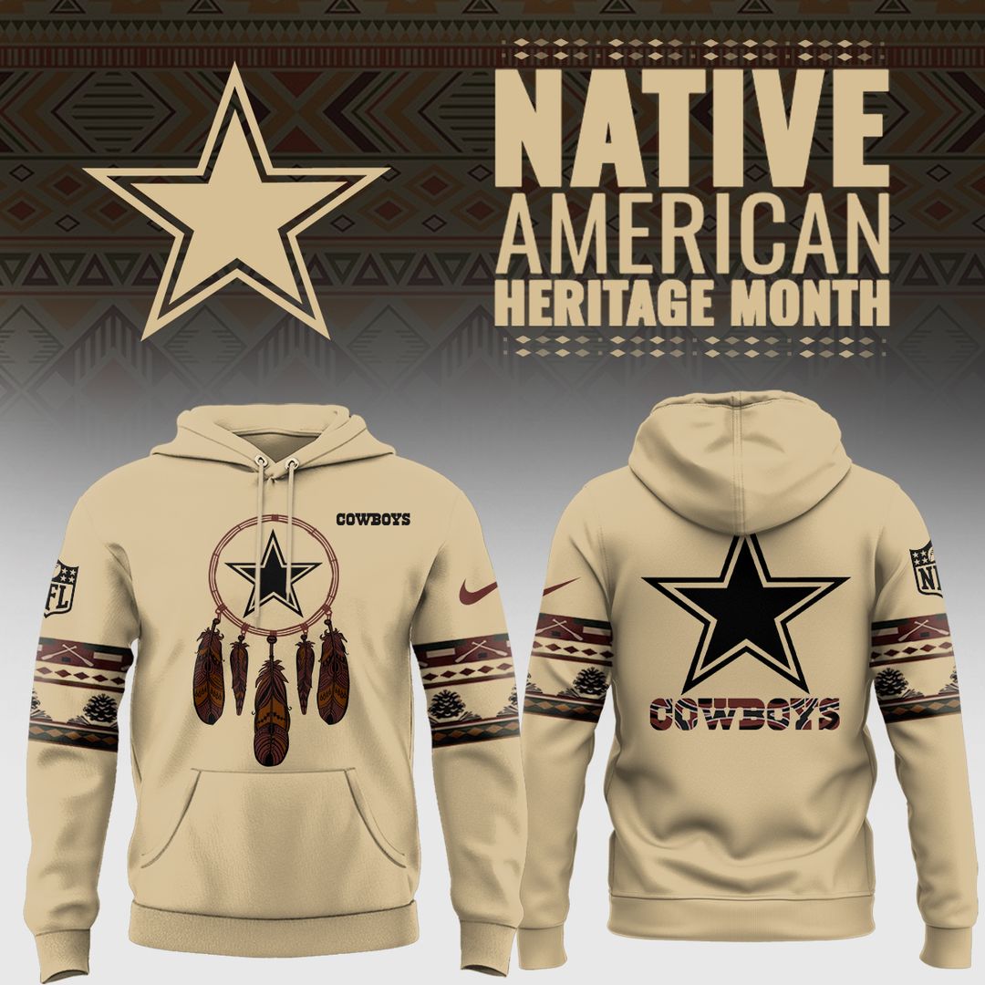 Dallas Cowboys America Native Hoodie - Famjoys Dallas Cowboys America Native Hoodie - Famjoys