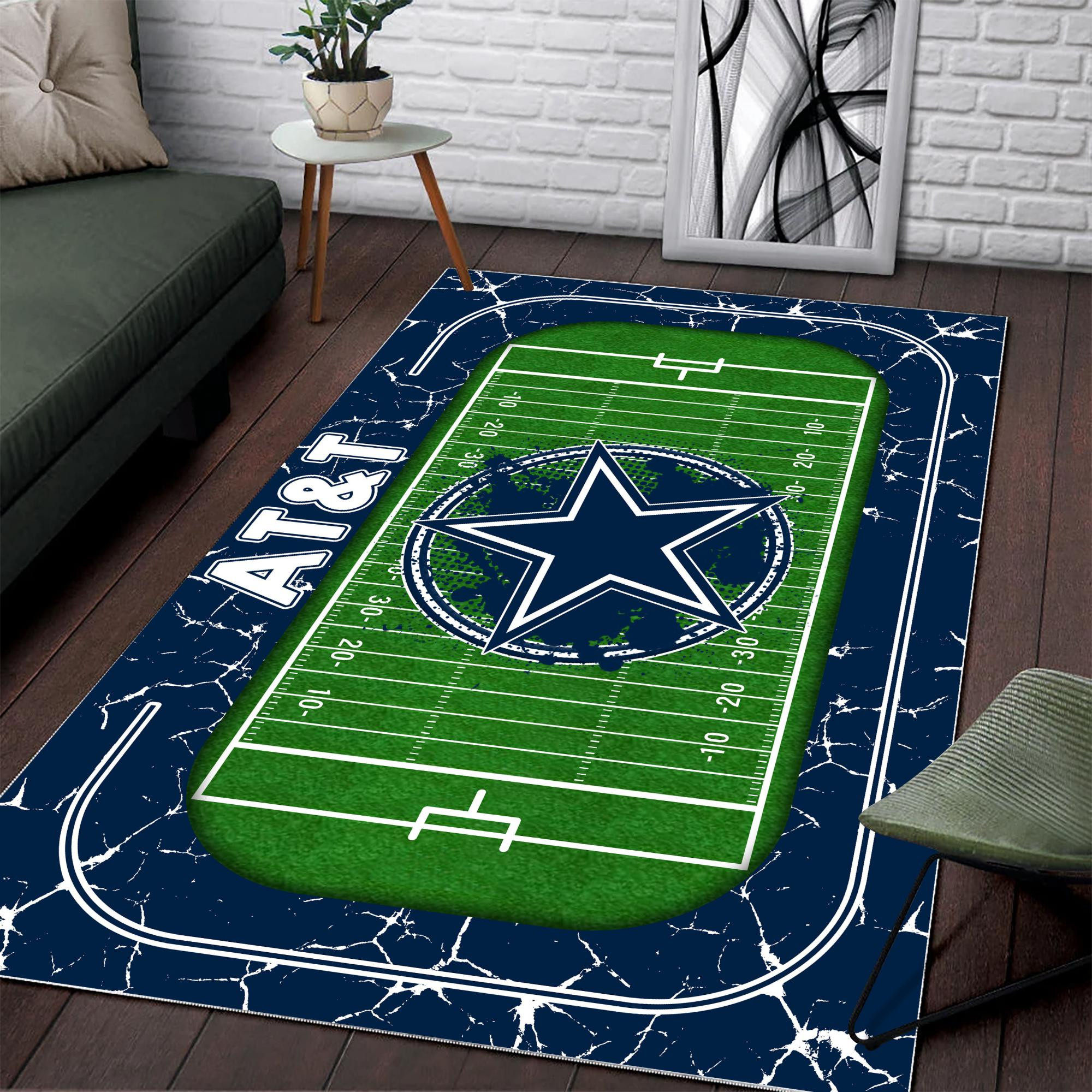 Dallas Cowboys Area Rug 519 - Famjoys Dallas Cowboys Area Rug 519 - Famjoys