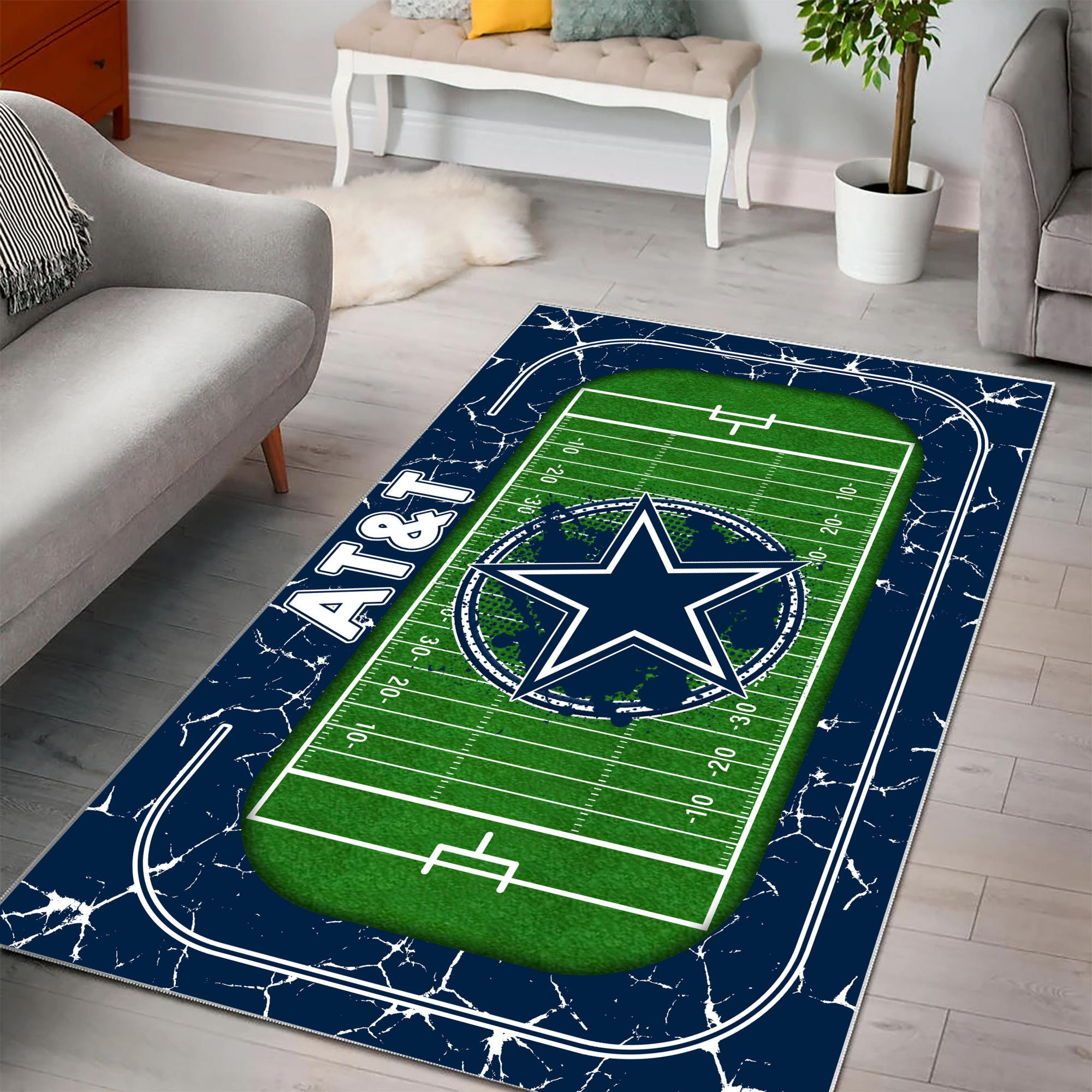 Dallas Cowboys Area Rug 519 - Famjoys Dallas Cowboys Area Rug 519 - Famjoys