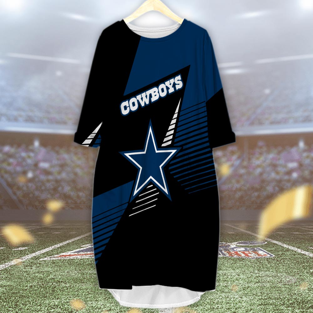 Dallas Cowboys Caftan - Famjoys Dallas Cowboys Caftan - Famjoys