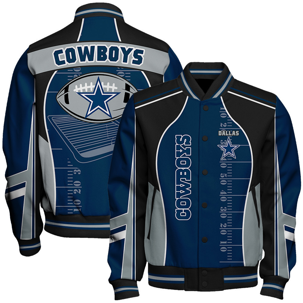 Dallas Cowboys - Classic And Modern Unisex Varsity Jacket - Famjoys Dallas Cowboys - Classic And Modern Unisex Varsity Jacket - Famjoys