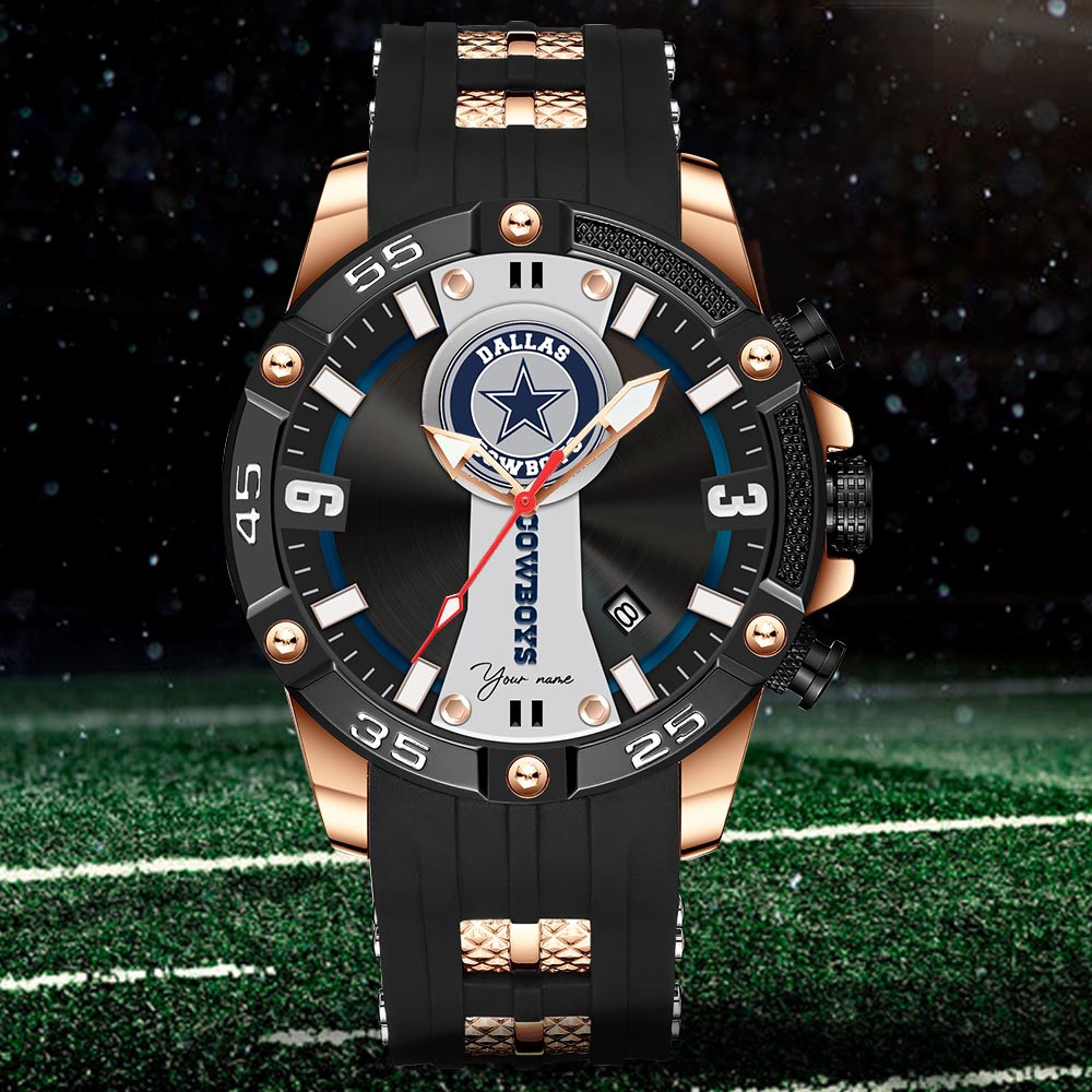 Dallas Cowboys Fashion Stainless Steel Watch - Famjoys Dallas Cowboys Fashion Stainless Steel Watch - Famjoys