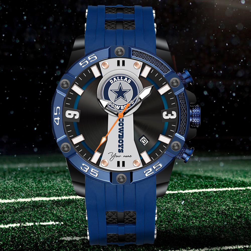 Dallas Cowboys Fashion Stainless Steel Watch - Famjoys Dallas Cowboys Fashion Stainless Steel Watch - Famjoys