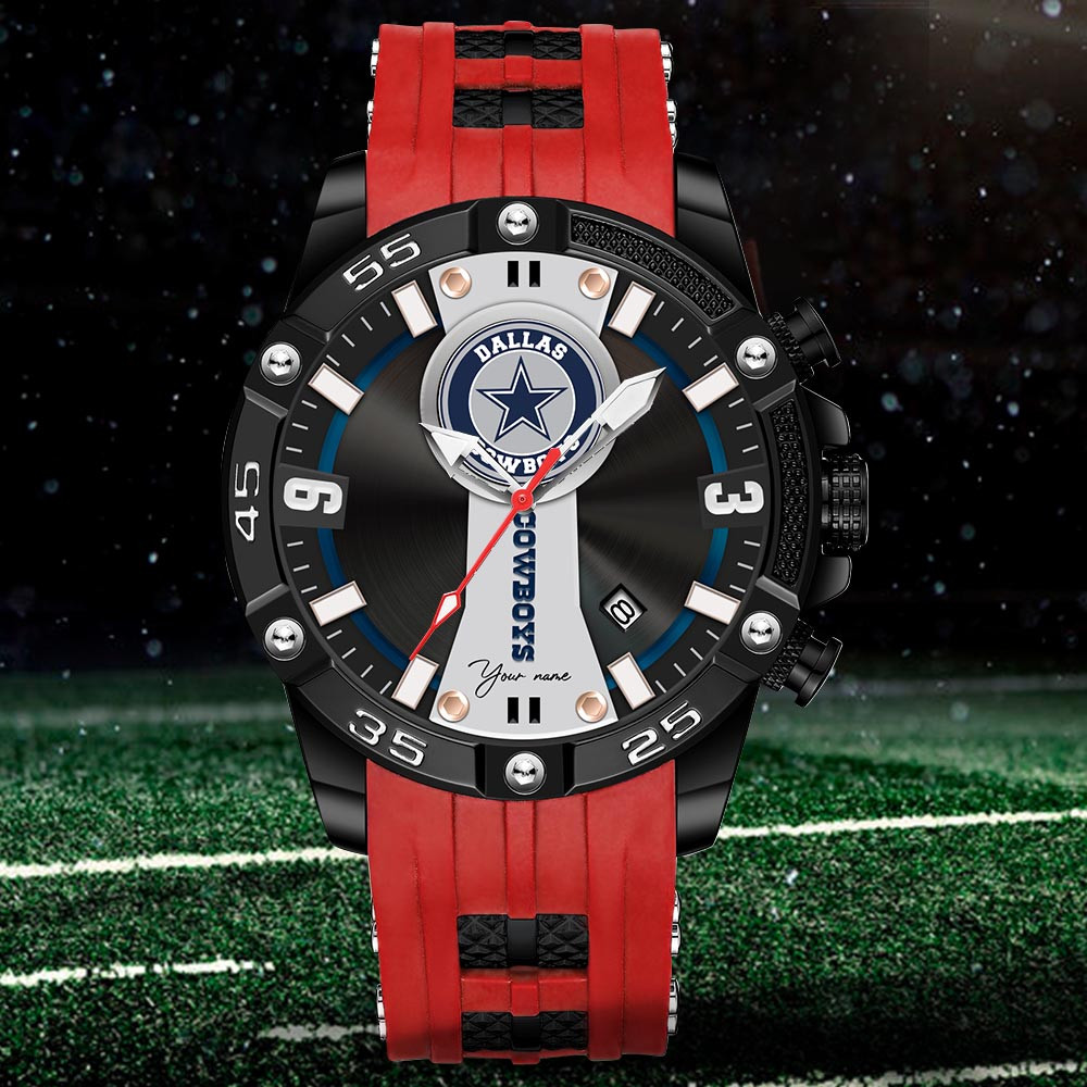 Dallas Cowboys Fashion Stainless Steel Watch - Famjoys Dallas Cowboys Fashion Stainless Steel Watch - Famjoys