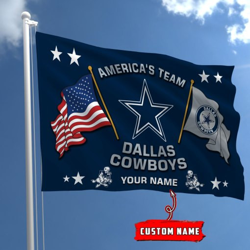 Dallas Cowboys Football House Flag - Famjoys Dallas Cowboys Football House Flag - Famjoys