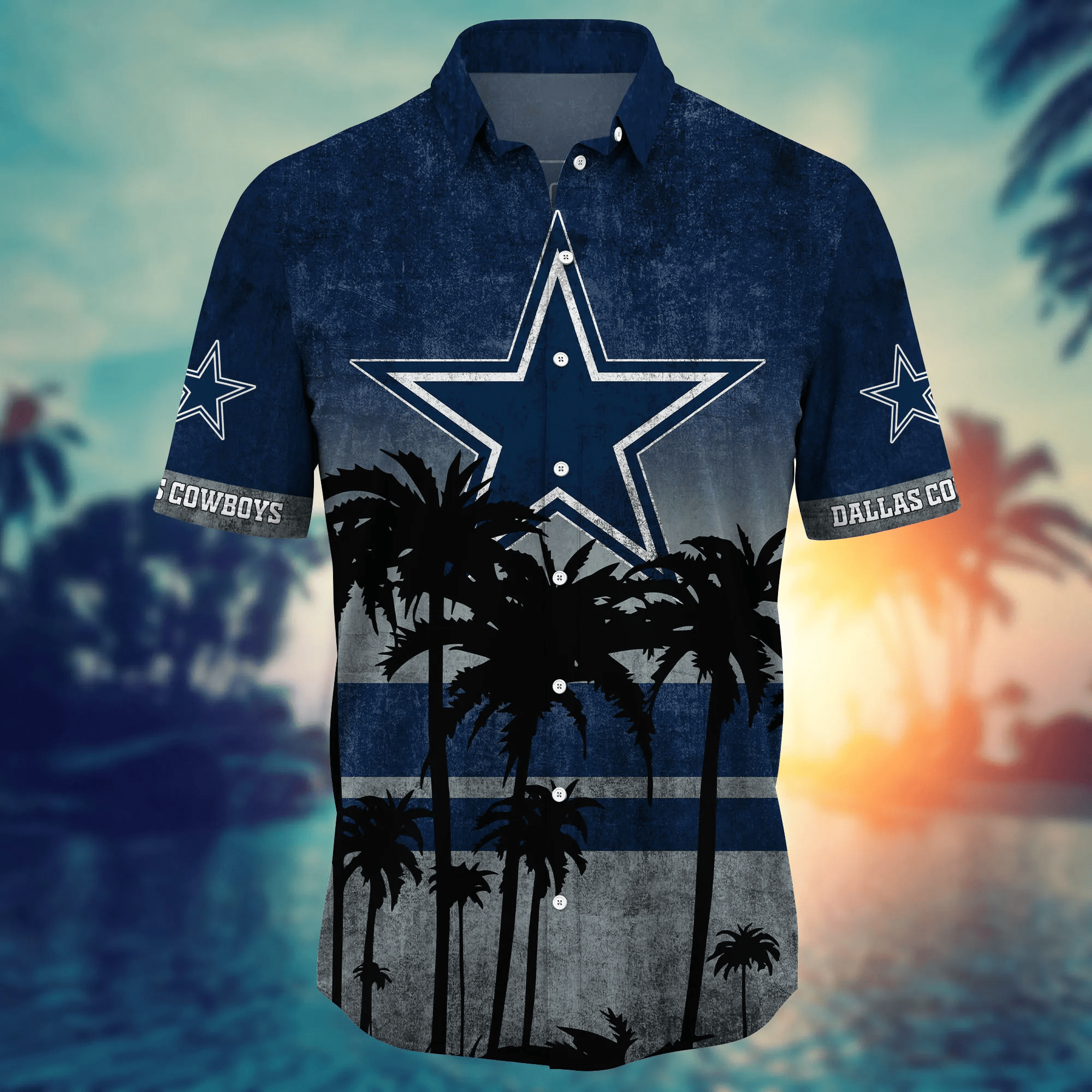 Dallas Cowboys Hawaii Shirt Short Style Hot Trending Summer - Famjoys Dallas Cowboys Hawaii Shirt Short Style Hot Trending Summer - Famjoys