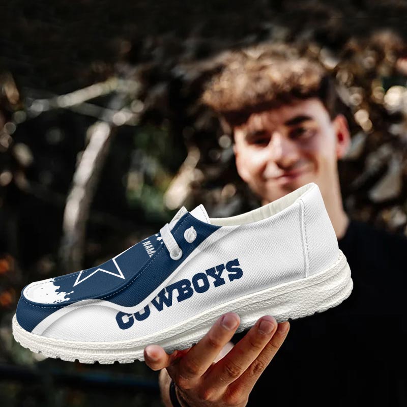 Dallas Cowboys Hey Dude Shoes - Famjoys Dallas Cowboys Hey Dude Shoes - Famjoys