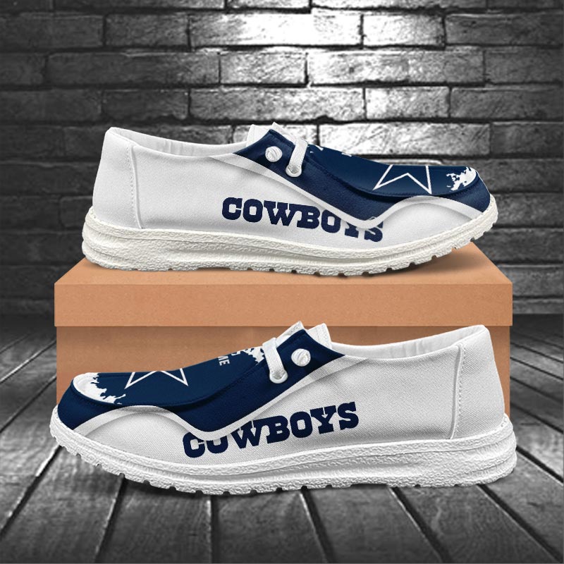 Dallas Cowboys Hey Dude Shoes - Famjoys Dallas Cowboys Hey Dude Shoes - Famjoys