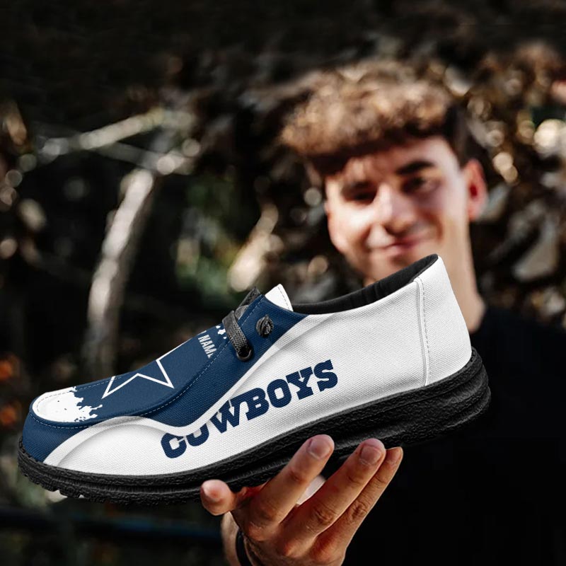 Dallas Cowboys Hey Dude Shoes - Famjoys Dallas Cowboys Hey Dude Shoes - Famjoys