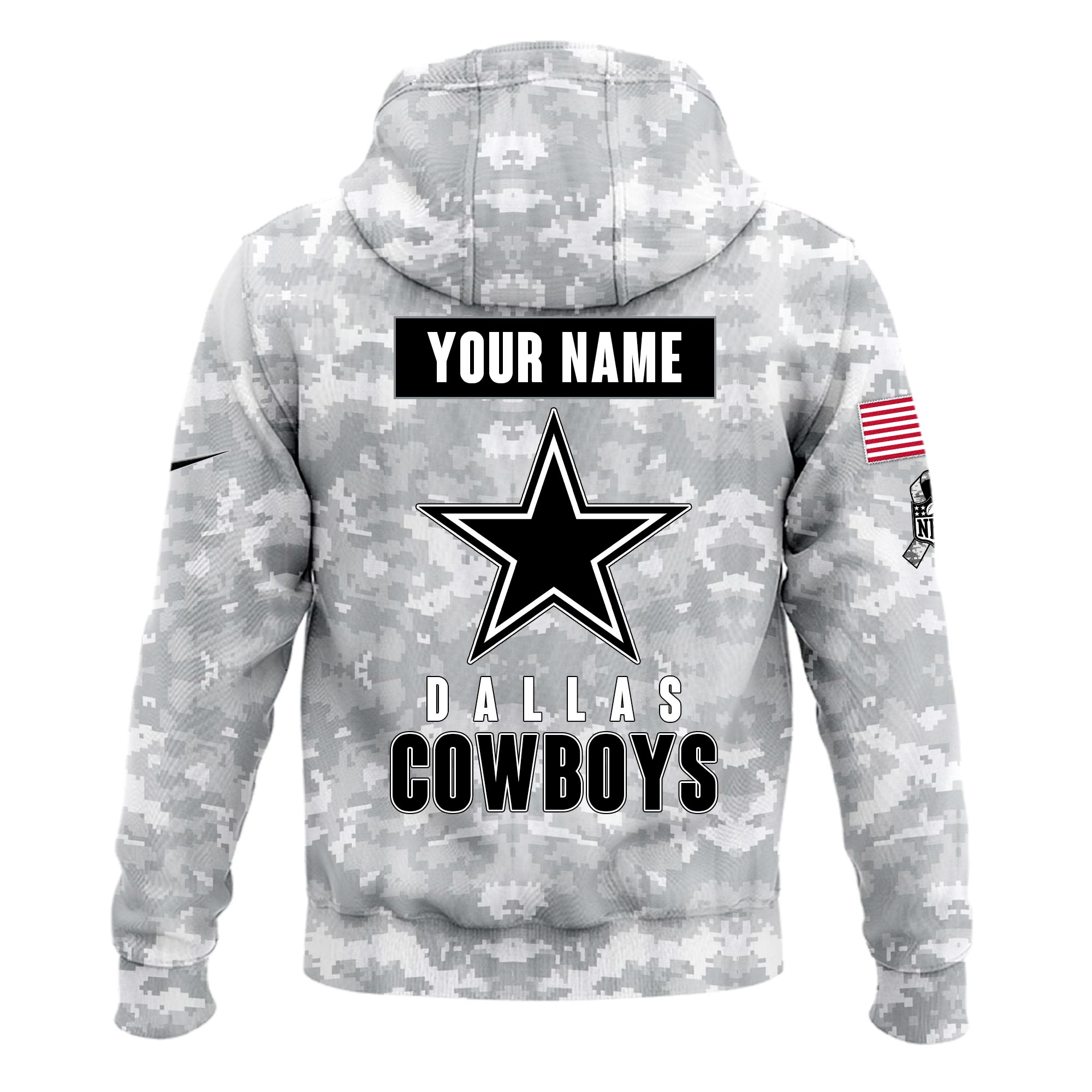 Dallas Cowboys Hoodie Camo Salute to Service Club - Famjoys Dallas Cowboys Hoodie Camo Salute to Service Club - Famjoys