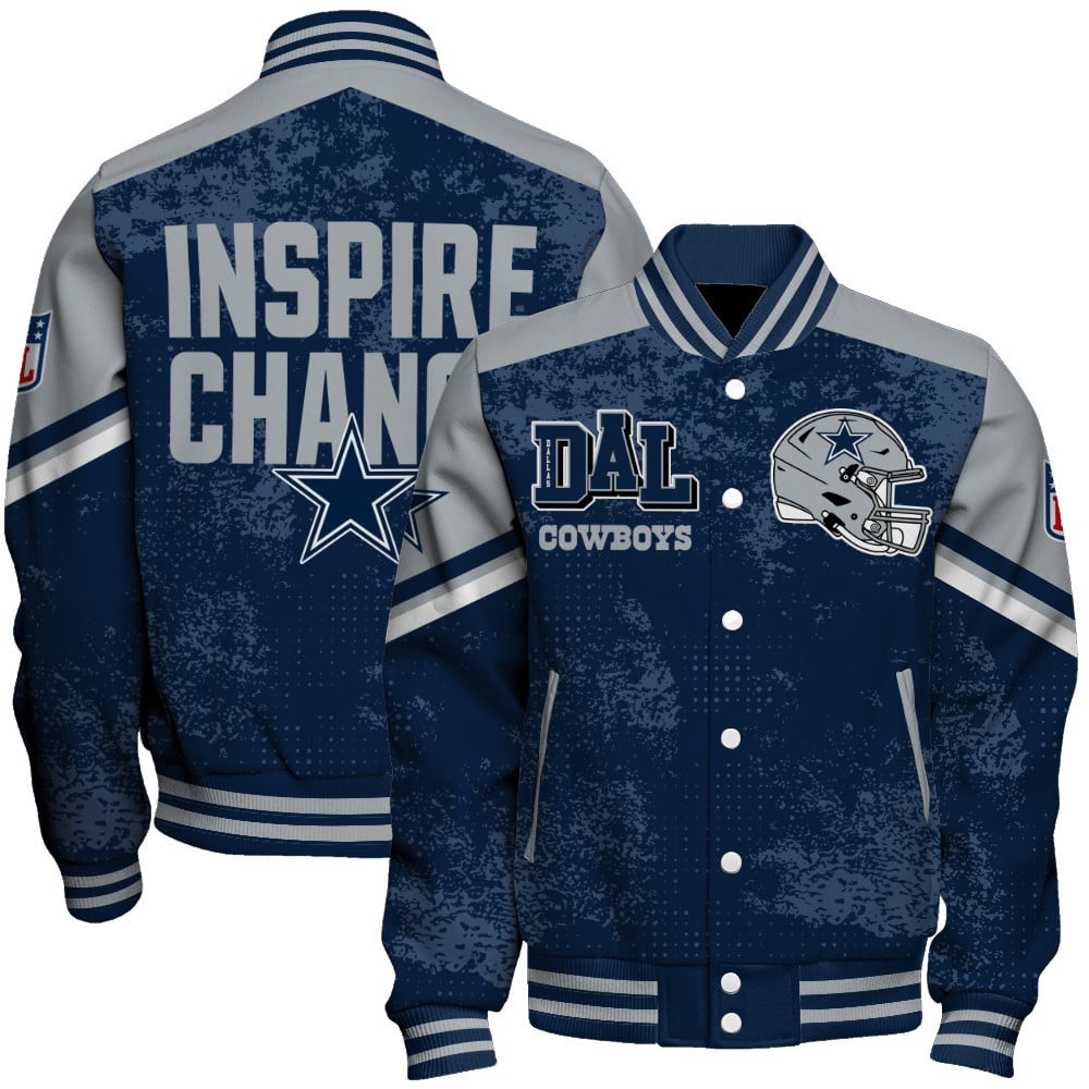 Dallas Cowboys - Immortal Style Unisex Varsity Jacket - Famjoys Dallas Cowboys - Immortal Style Unisex Varsity Jacket - Famjoys