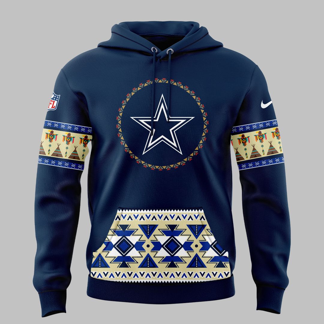 Dallas Cowboys Native American Heritage Hoodie - Famjoys Dallas Cowboys Native American Heritage Hoodie - Famjoys
