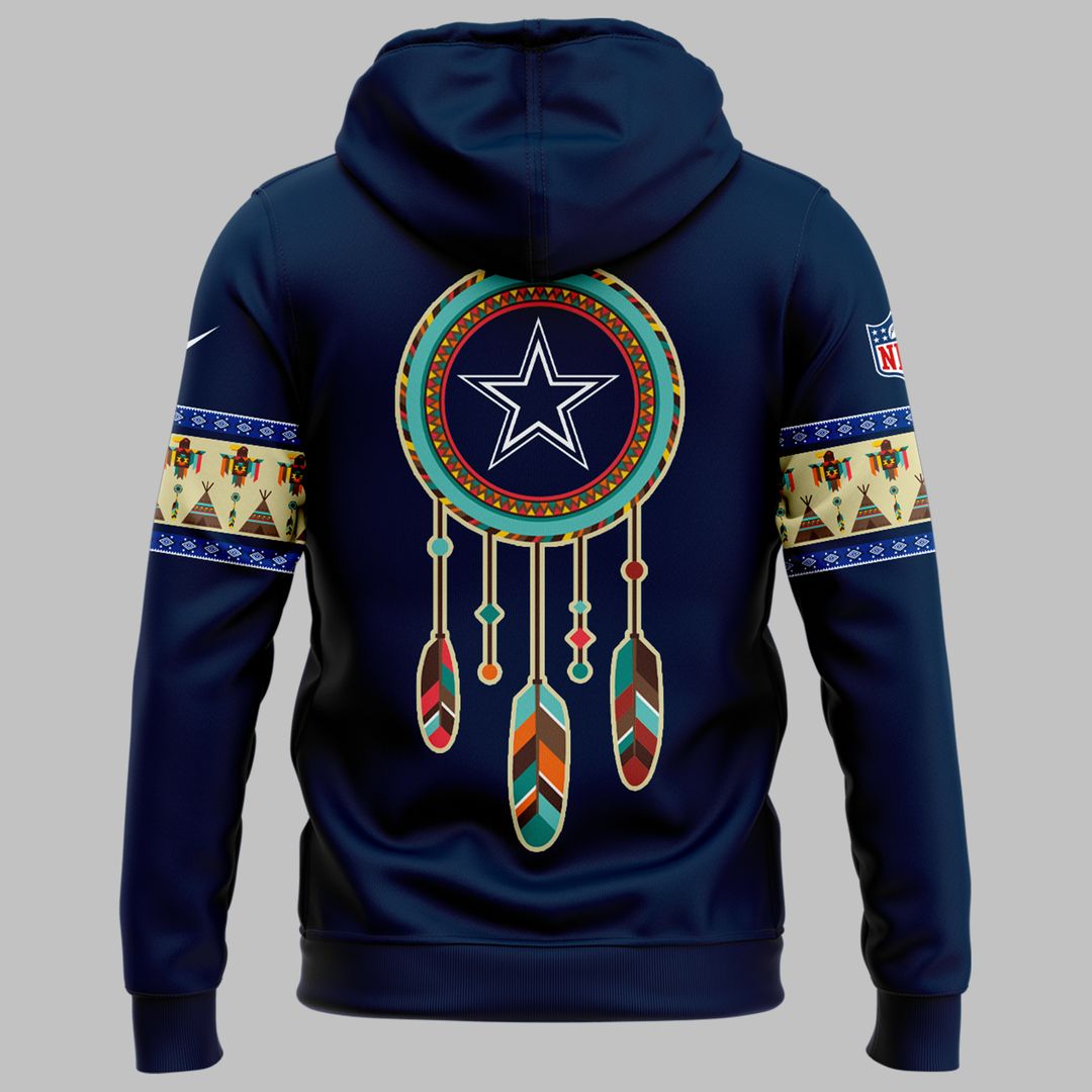 Dallas Cowboys Native American Heritage Hoodie - Famjoys Dallas Cowboys Native American Heritage Hoodie - Famjoys