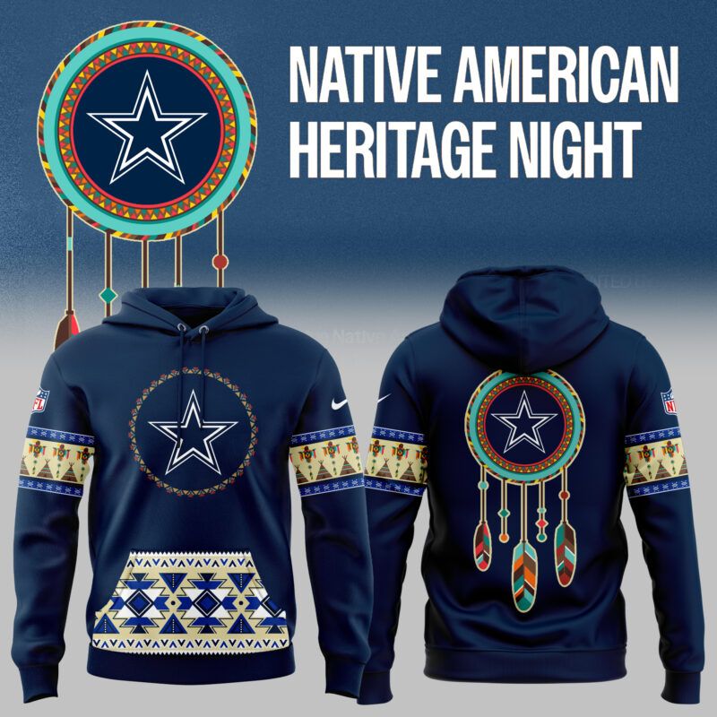 Dallas Cowboys Native American Heritage Hoodie - Famjoys Dallas Cowboys Native American Heritage Hoodie - Famjoys