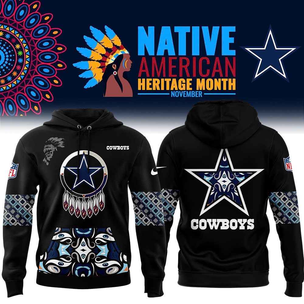 Dallas Cowboys Native American Heritage Month Premium Pullover Hoodie - Famjoys Dallas Cowboys Native American Heritage Month Premium Pullover Hoodie - Famjoys