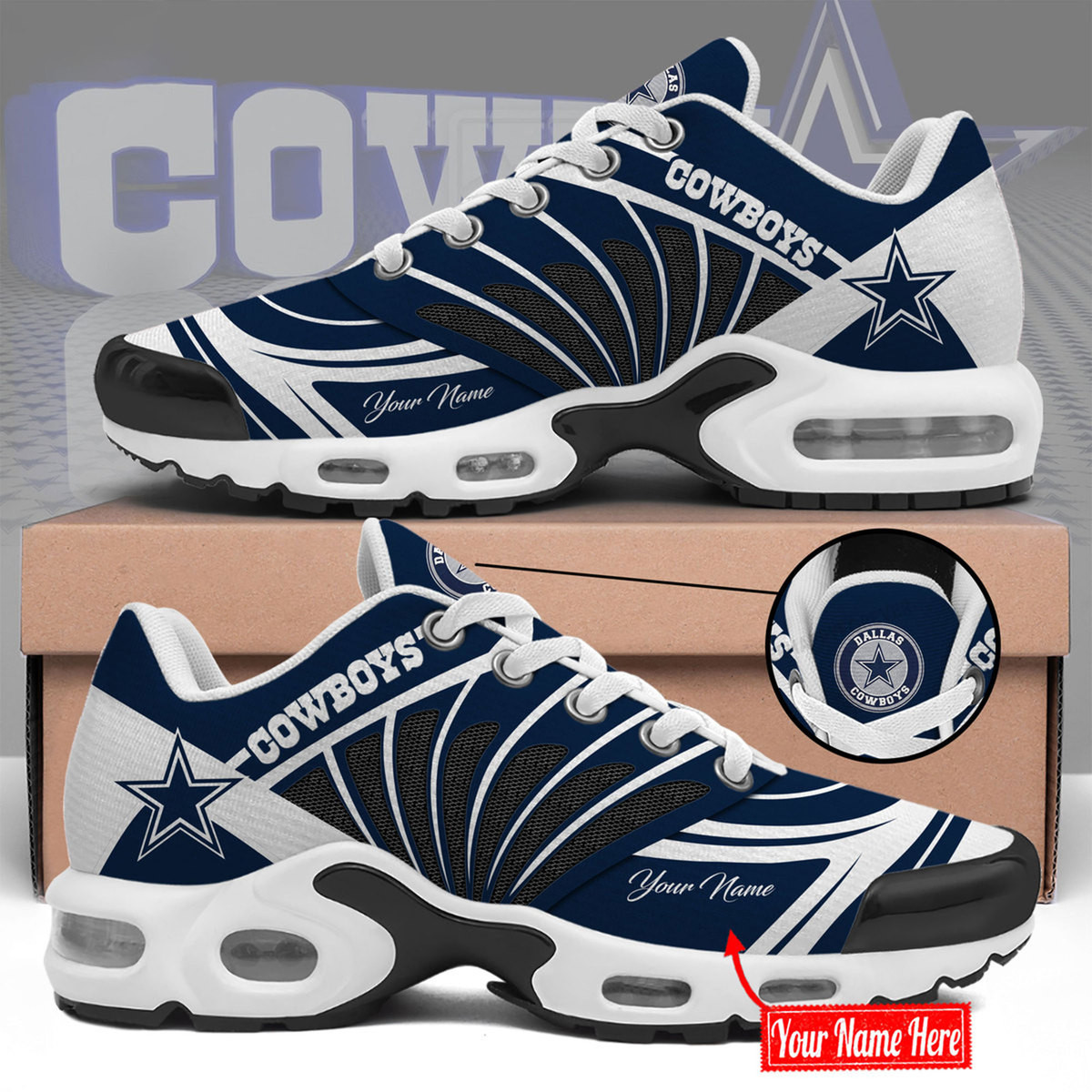 Dallas Cowboys New Shoes - Famjoys Dallas Cowboys New Shoes - Famjoys