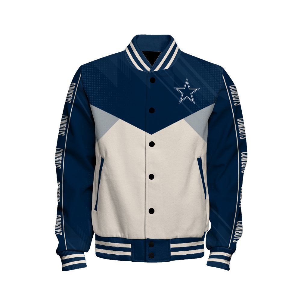 Dallas Cowboys - Personality, Outstanding Unisex Varsity Jacket - Famjoys Dallas Cowboys - Personality, Outstanding Unisex Varsity Jacket - Famjoys