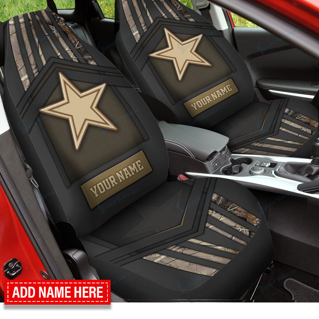 Dallas Cowboys Personalized Car Seat Covers BG188 - Famjoys Dallas Cowboys Personalized Car Seat Covers BG188 - Famjoys