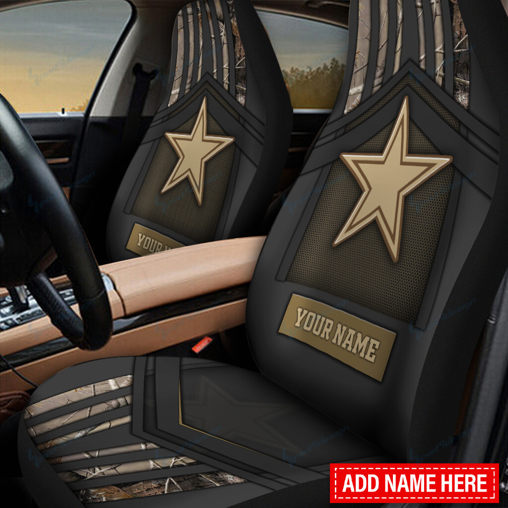 Dallas Cowboys Personalized Car Seat Covers BG188 - Famjoys Dallas Cowboys Personalized Car Seat Covers BG188 - Famjoys