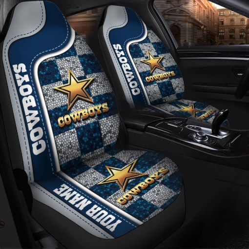 Dallas Cowboys Personalized Car Seat Covers BGCSC642 - Famjoys Dallas Cowboys Personalized Car Seat Covers BGCSC642 - Famjoys