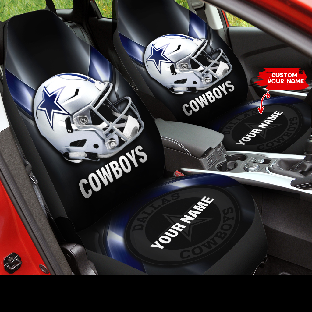 Dallas Cowboys Personalized Car Seat Covers BGCSC695 - Famjoys Dallas Cowboys Personalized Car Seat Covers BGCSC695 - Famjoys