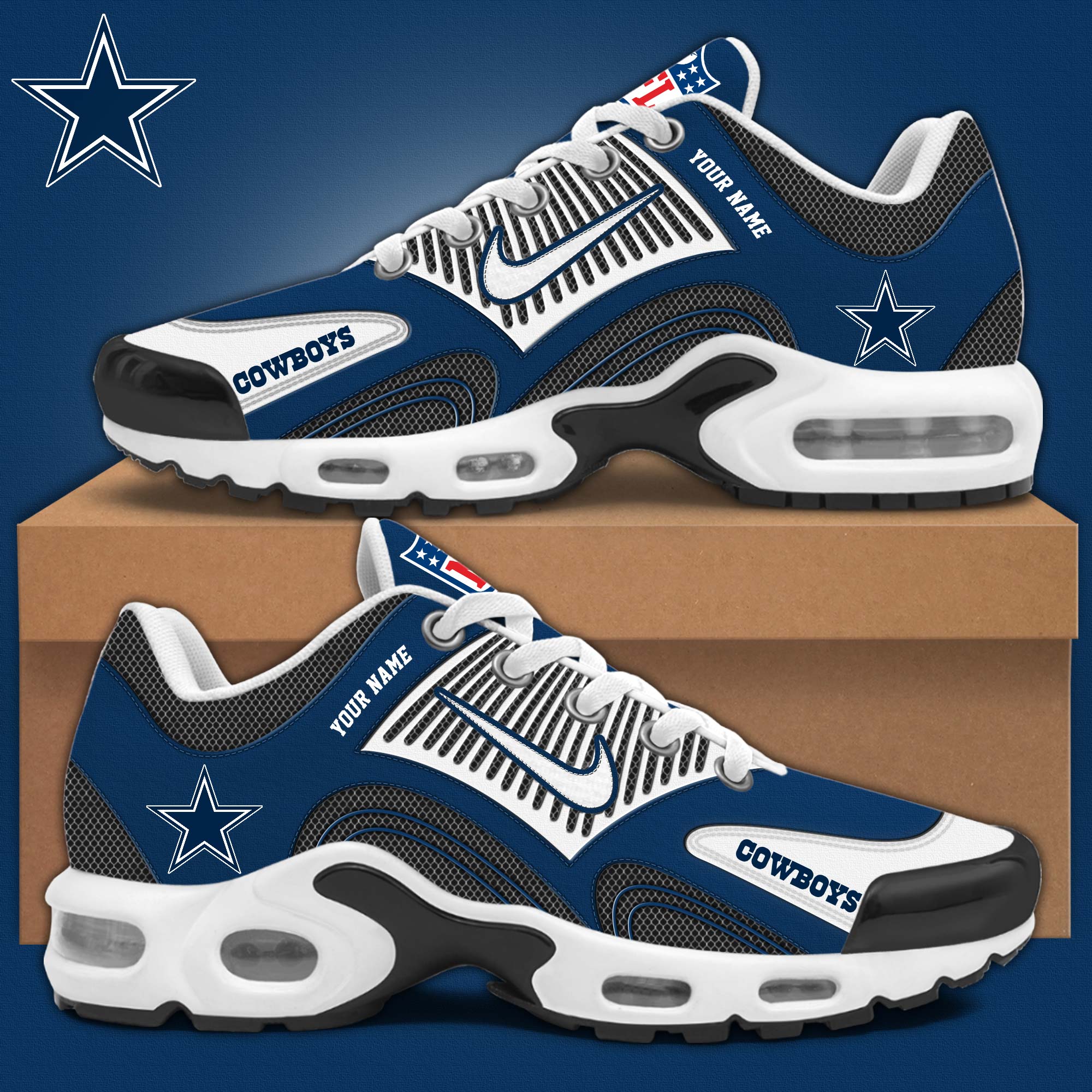 Dallas Cowboys Personalized Shoes - Famjoys Dallas Cowboys Personalized Shoes - Famjoys