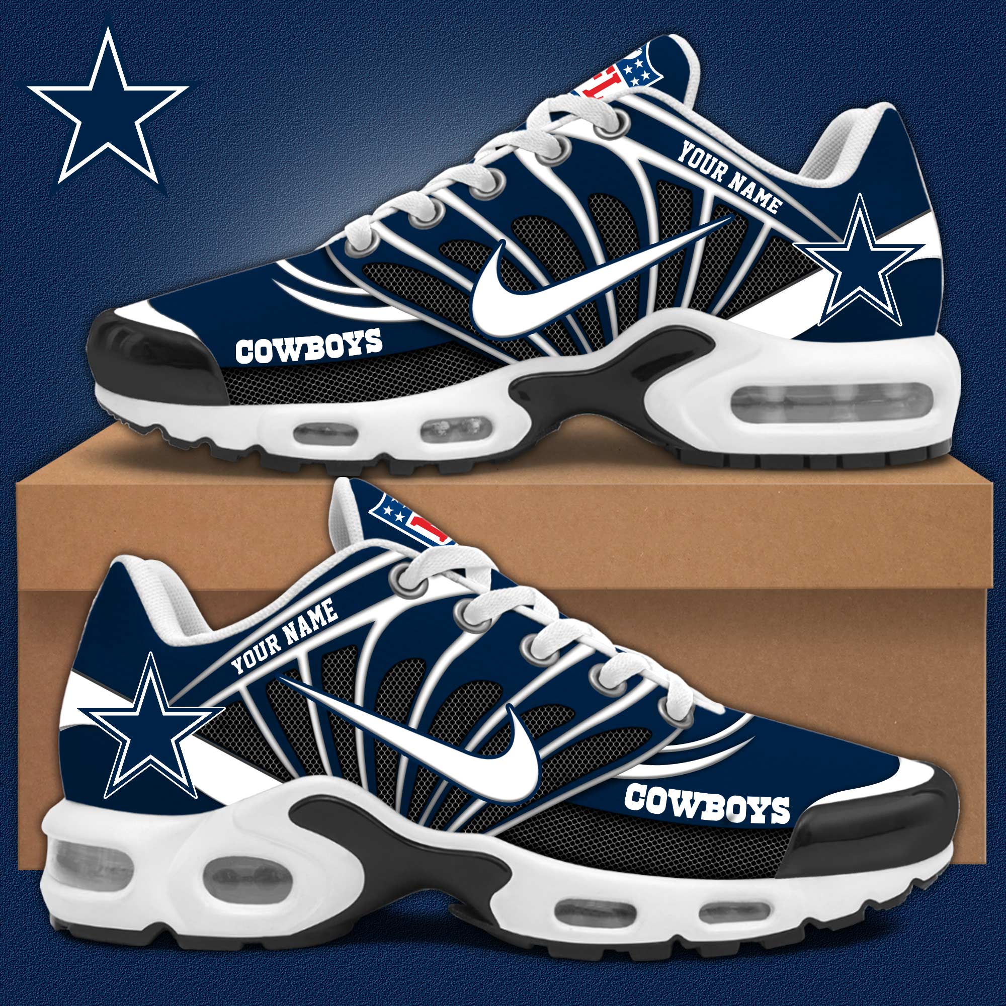 Dallas Cowboys Personalized Shoes - Famjoys Dallas Cowboys Personalized Shoes - Famjoys