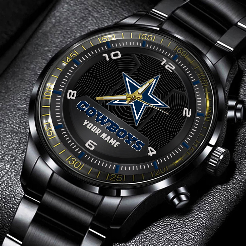 Dallas Cowboys Stainless Steel Watch - Famjoys Dallas Cowboys Stainless Steel Watch - Famjoys