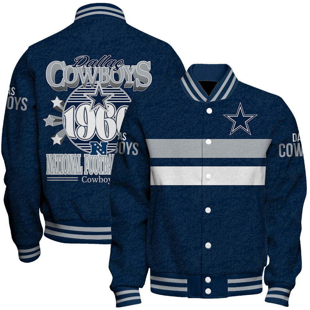 Dallas Cowboys - Super Durable Unisex Varsity Jacket - Famjoys Dallas Cowboys - Super Durable Unisex Varsity Jacket - Famjoys