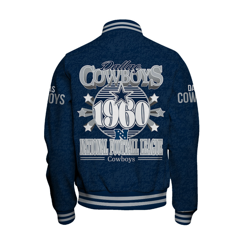 Dallas Cowboys - Super Durable Unisex Varsity Jacket - Famjoys Dallas Cowboys - Super Durable Unisex Varsity Jacket - Famjoys