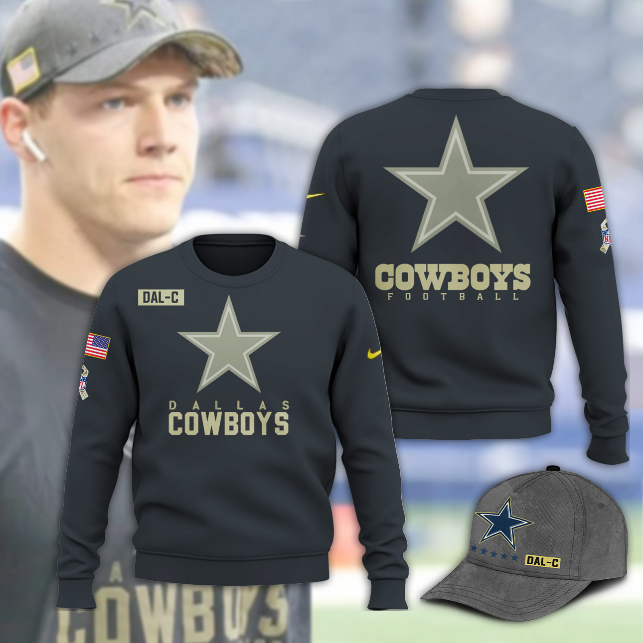 Dallas Cowboys Sweatshirt 01 - Famjoys Dallas Cowboys Sweatshirt 01 - Famjoys