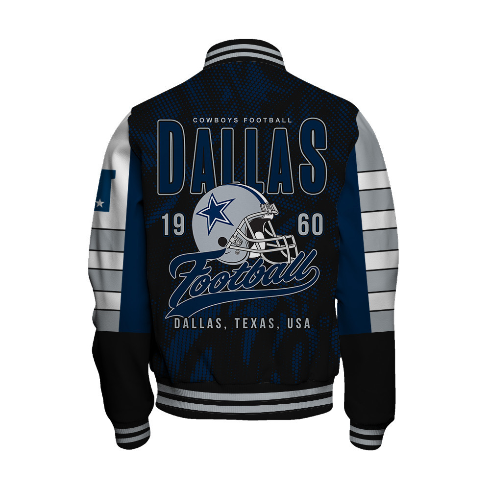 Dallas Cowboys - Wear Your Passion Unisex Varsity Jacket - Famjoys Dallas Cowboys - Wear Your Passion Unisex Varsity Jacket - Famjoys