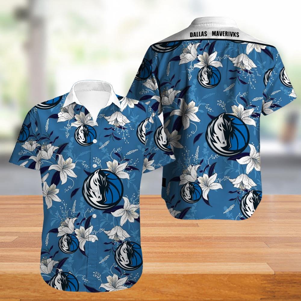 Dallas Mavericks Hawaiian Shirt - Famjoys Dallas Mavericks Hawaiian Shirt - Famjoys