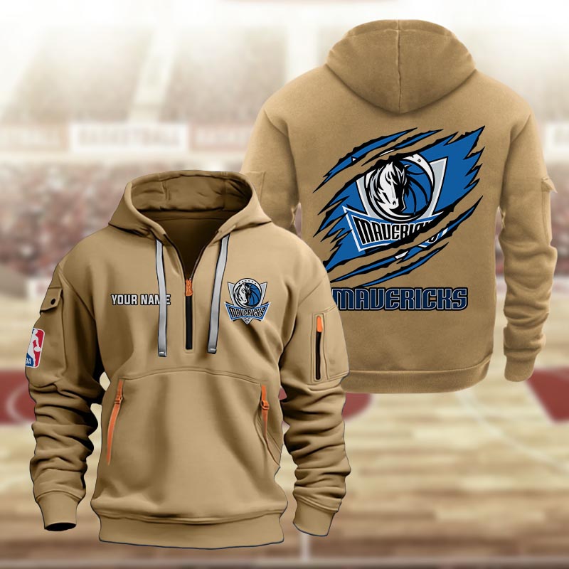 Dallas Mavericks Heavy Hoodie - Famjoys Dallas Mavericks Heavy Hoodie - Famjoys