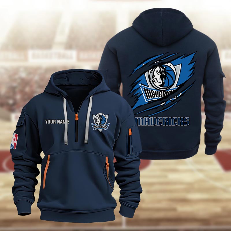 Dallas Mavericks Heavy Hoodie - Famjoys Dallas Mavericks Heavy Hoodie - Famjoys