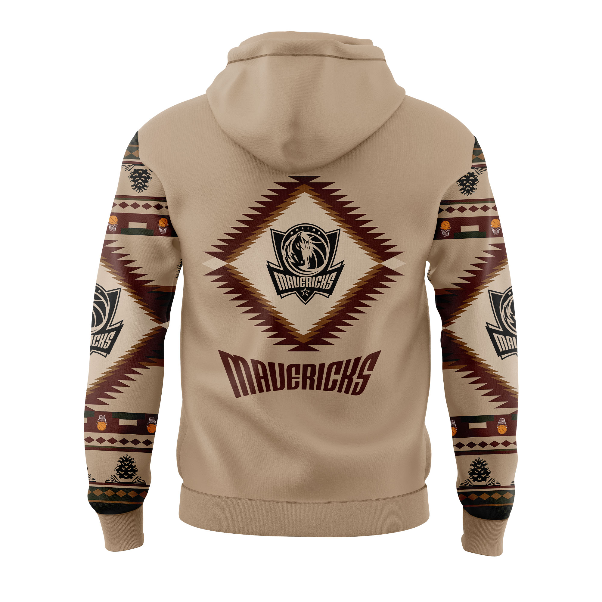 Dallas Mavericks Native American Heritage Hoodie Set V2+NT23122419ID10DS10 - Famjoys Dallas Mavericks Native American Heritage Hoodie Set V2+NT23122419ID10DS10 - Famjoys