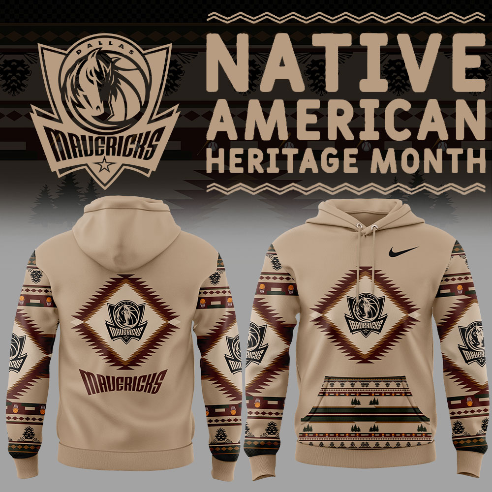 Dallas Mavericks Native American Heritage Hoodie Set V2+NT23122419ID10DS10 - Famjoys Dallas Mavericks Native American Heritage Hoodie Set V2+NT23122419ID10DS10 - Famjoys