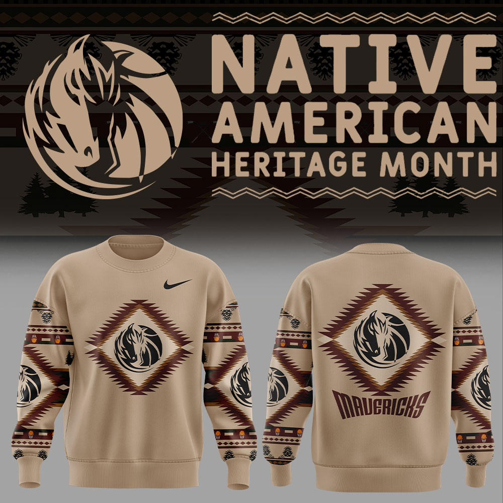 Dallas Mavericks Native American Heritage Sweatshirt+NT20122406ID10DS11 - Famjoys Dallas Mavericks Native American Heritage Sweatshirt+NT20122406ID10DS11 - Famjoys