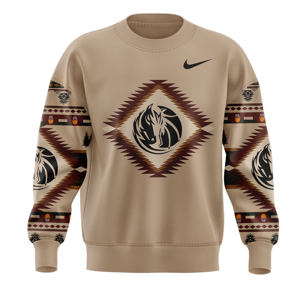 Dallas Mavericks Native American Heritage Sweatshirt+NT20122406ID10DS11 - Famjoys Dallas Mavericks Native American Heritage Sweatshirt+NT20122406ID10DS11 - Famjoys