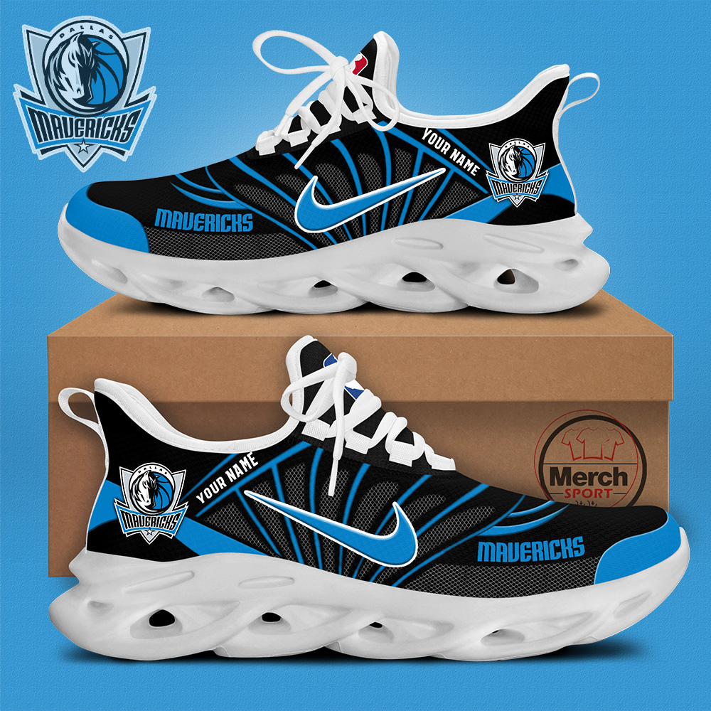 Dallas Mavericks Personalized Max Soul Shoes - Famjoys Dallas Mavericks Personalized Max Soul Shoes - Famjoys