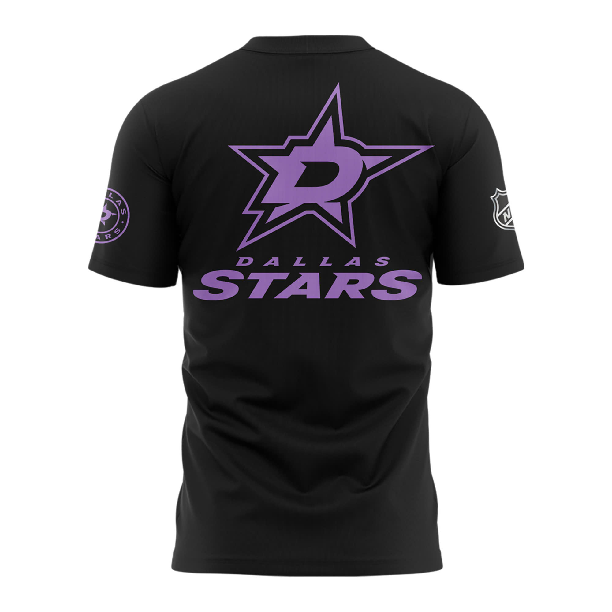 Dallas Stars Hockey Fights x Cancer Night Tee - Famjoys Dallas Stars Hockey Fights x Cancer Night Tee - Famjoys