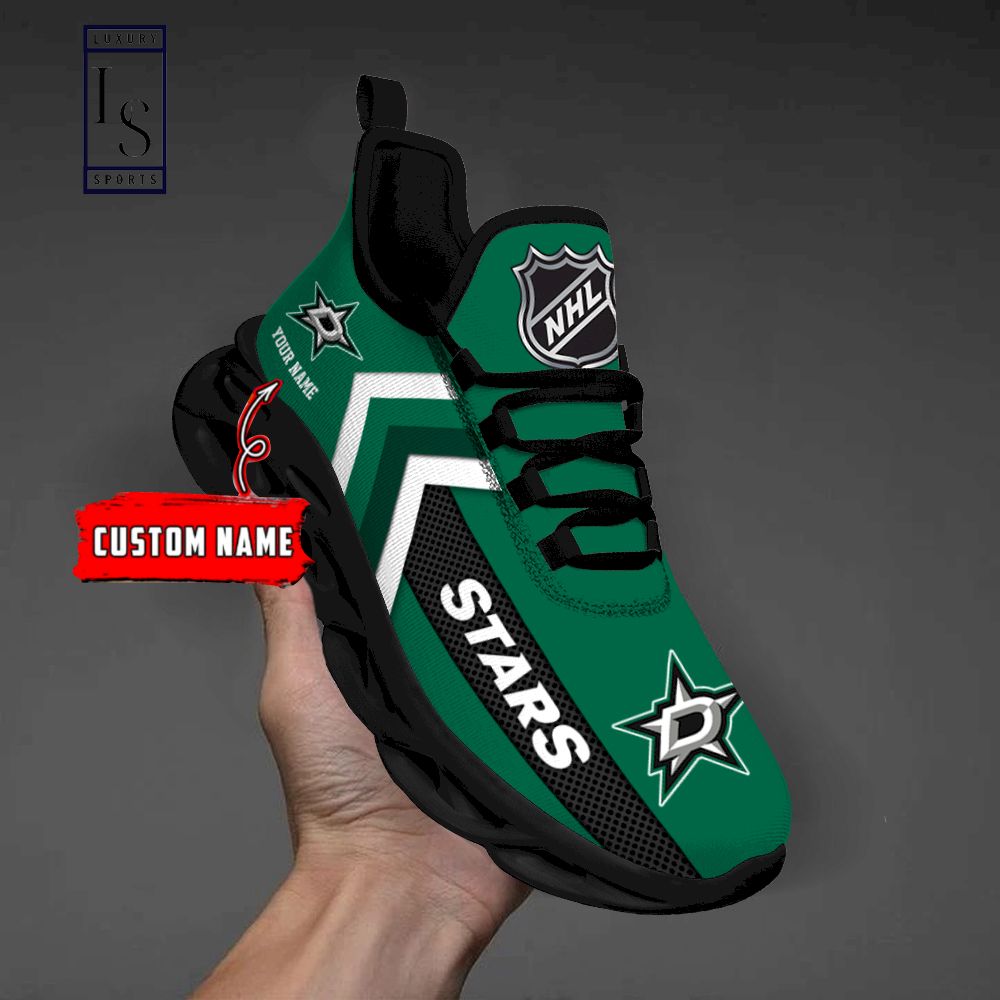Dallas Stars NHL Personalized Max Soul Shoes - Famjoys Dallas Stars NHL Personalized Max Soul Shoes - Famjoys
