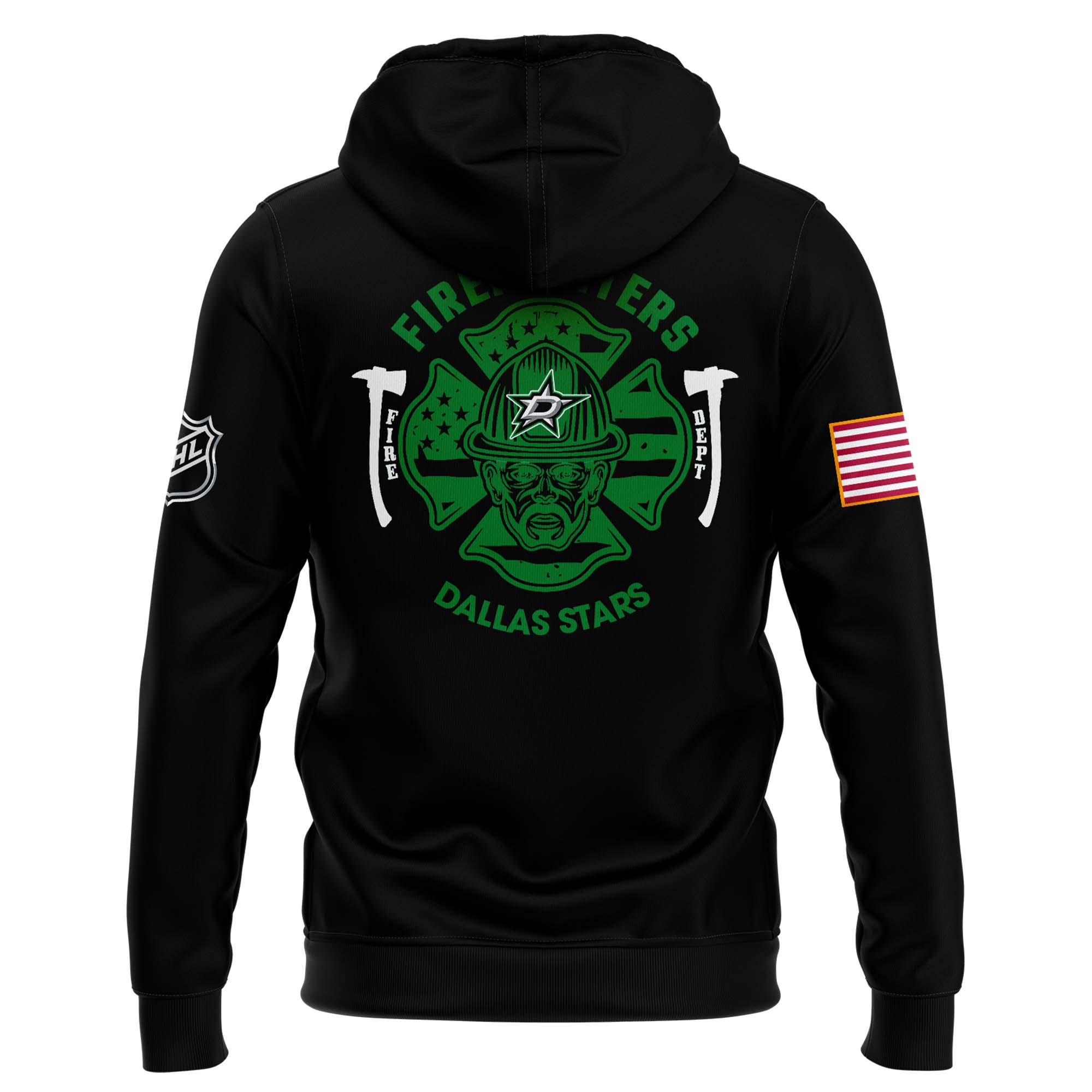Dallas Stars x Firefighter Appreciation Night Premium Pullover Hoodie - Famjoys Dallas Stars x Firefighter Appreciation Night Premium Pullover Hoodie - Famjoys