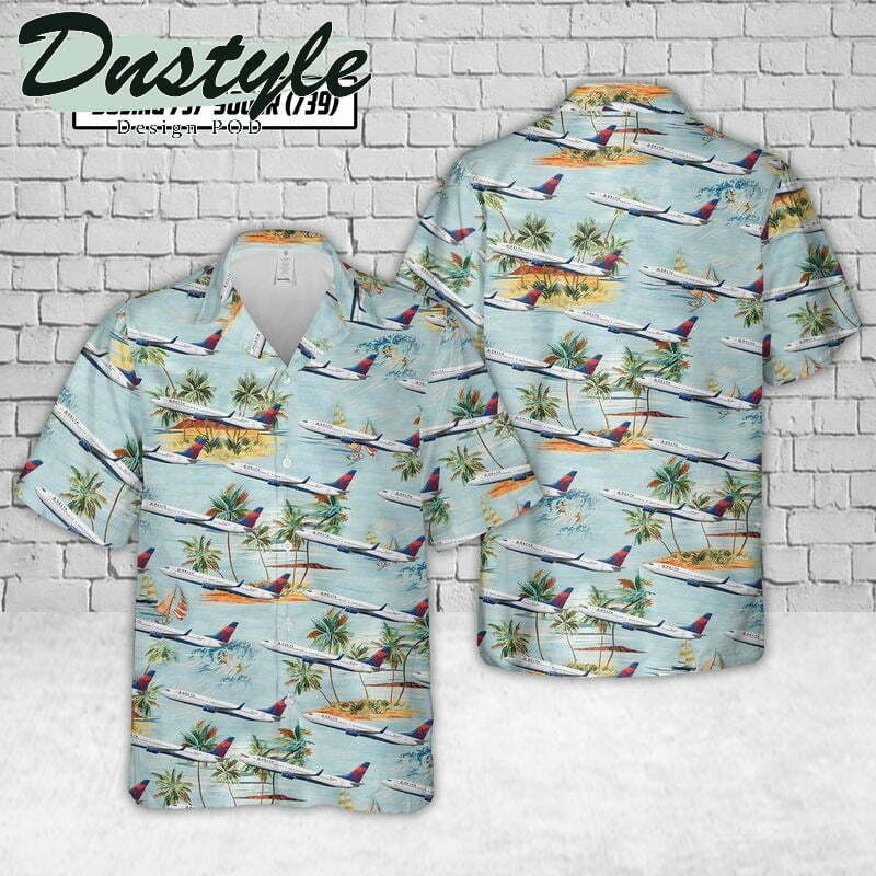 Delta Boeing 737-900er Hawaiian Shirt - Famjoys Delta Boeing 737-900er Hawaiian Shirt - Famjoys