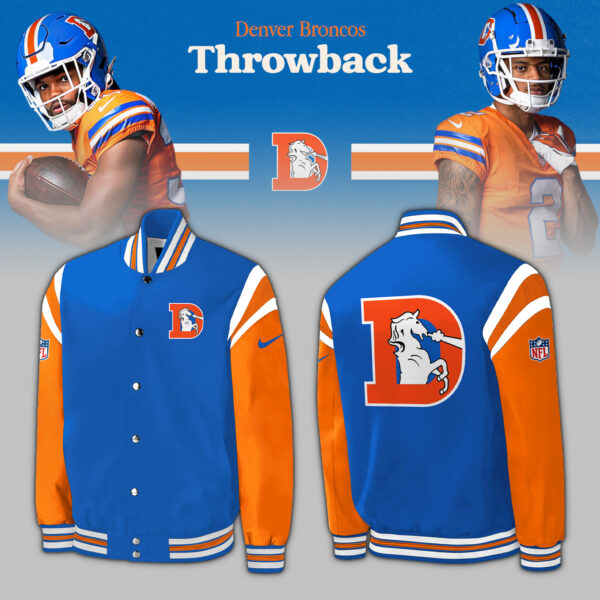Denver Broncos 2024 Throwback 1977 Orange Crush Baseball Jakcet - Famjoys Denver Broncos 2024 Throwback 1977 Orange Crush Baseball Jakcet - Famjoys
